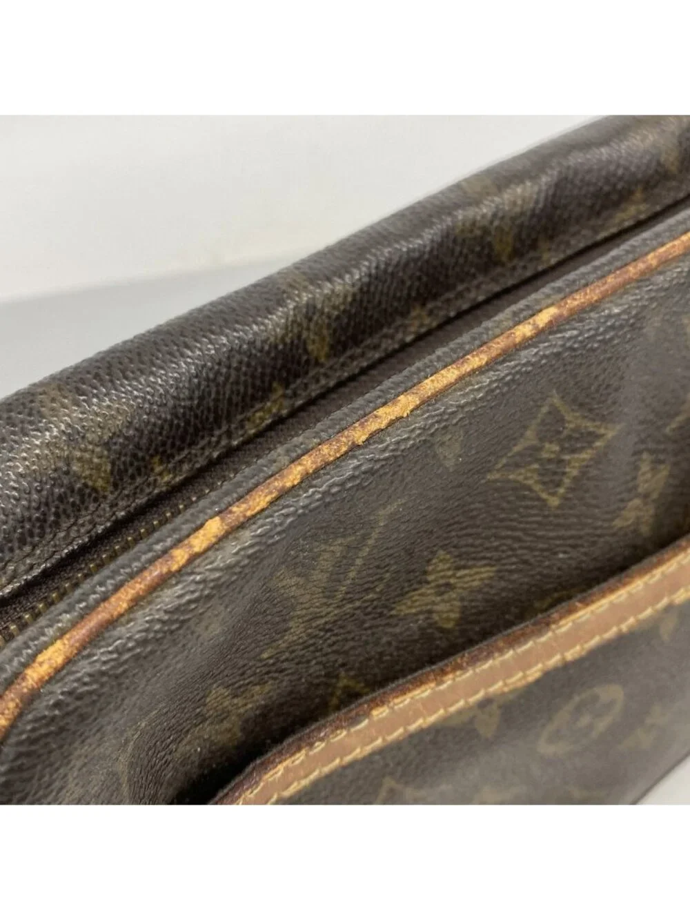 Louis Vuitton Clutch Monogram Compiegne 28 Brown